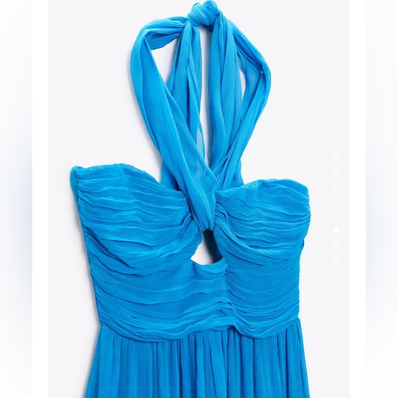 NWT Zara Cut Out Maxi Dress- S - Picture 8 of 10